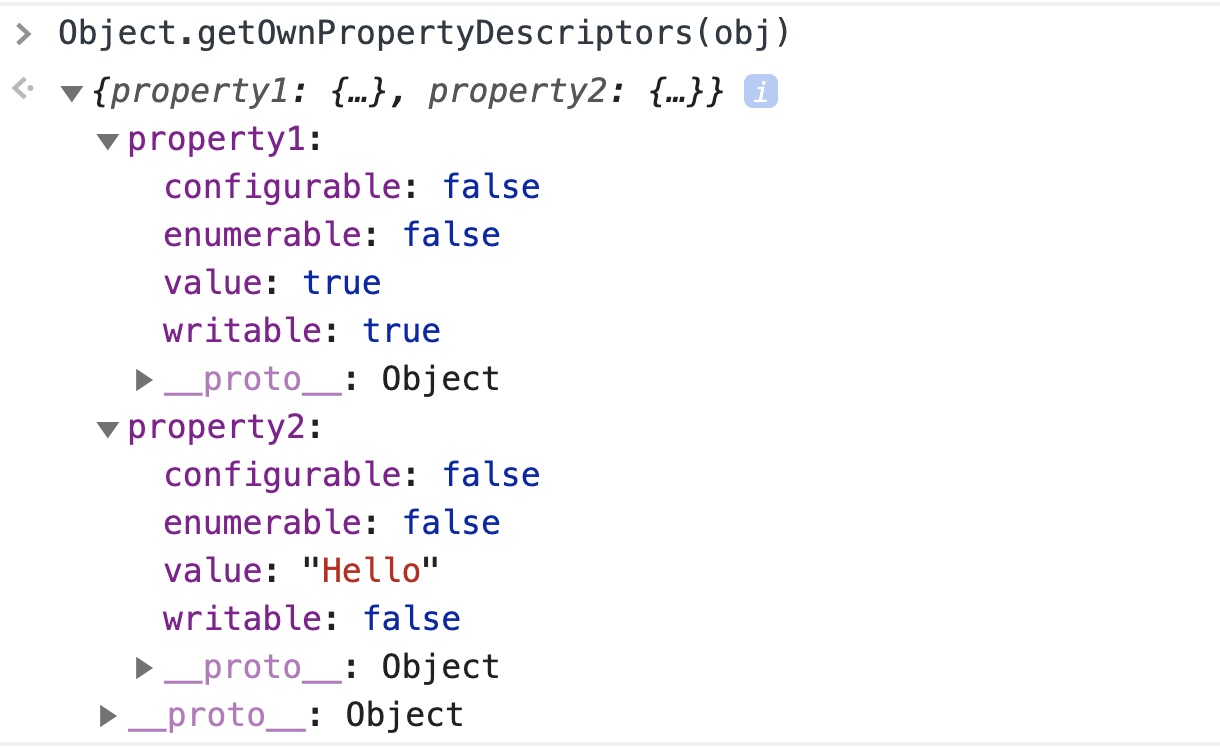 getOwnPropertyDescriptors