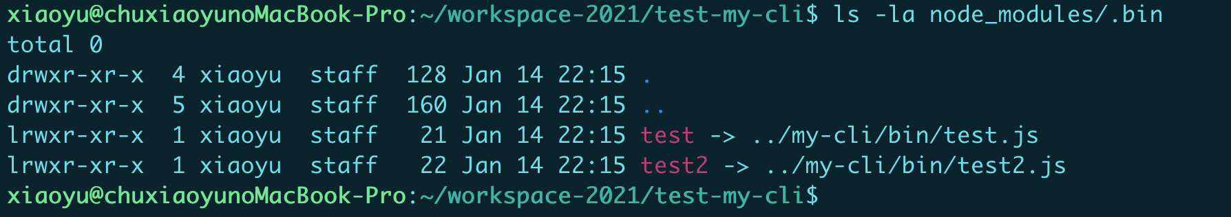 test-my-cli